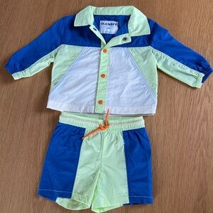 Old Navy Color-Block Jacket and Shorts Set for Baby